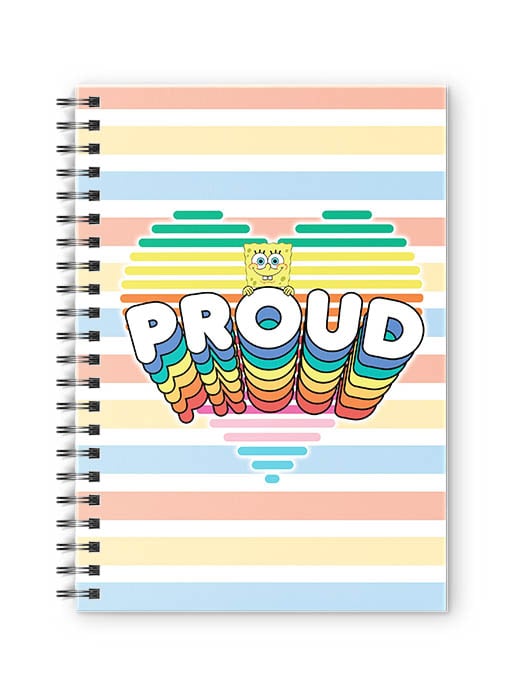 

Redwolf - Proud - SpongeBob SquarePants Official Spiral Notebook, Multi-coloured